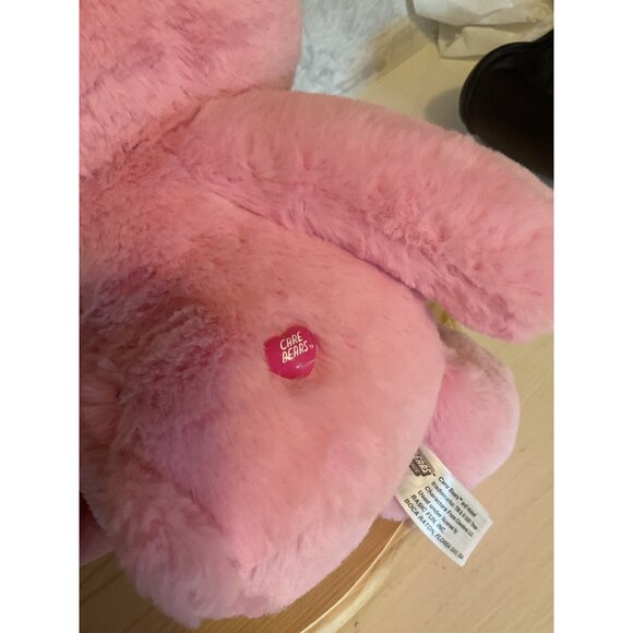 Care Bears Hopeful Heart Bear Plush 13" Pink Stuffed Animal By Basic Fun 2021 - Picture 3 of 6